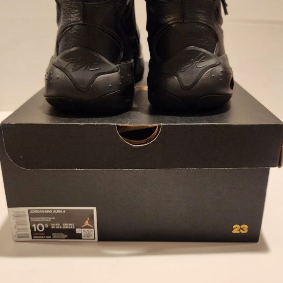 Jordan Max AURA 4🔥New Men Triple Black Casual Basketball Shoes DN3687-001 - Picture 12 of 12